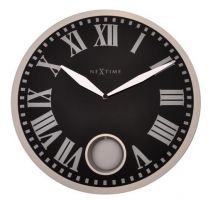 Nástěnné kyvadlové hodiny designové Nextime  8161 Romana 43cm