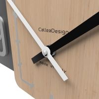 Designové hodiny 10-001 CalleaDesign 44cm (více barev) Barva béžová-12 - RAL7044