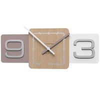 Designové hodiny 10-001 CalleaDesign 44cm (více barev) Barva šedomodrá tmavá-44 - RAL5014