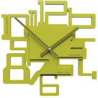 Designové hodiny 10-003 CalleaDesign Kron 32cm (více barevných variant) Barva zelený cedr-51