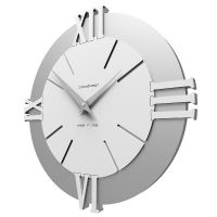 Designové hodiny 10-006 CalleaDesign 32cm (více barev) Barva stříbrná-2 - RAL9006