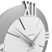 Designové hodiny 10-006 CalleaDesign 32cm (více barev) Barva bílá-1 - RAL9003