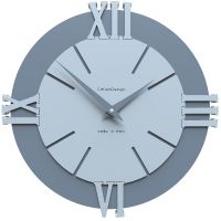 Designové hodiny 10-006 CalleaDesign 32cm (více barev) Barva šedomodrá světlá-41