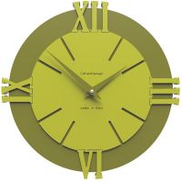 Designové hodiny 10-006 CalleaDesign 32cm (více barev) Barva zelený cedr-51