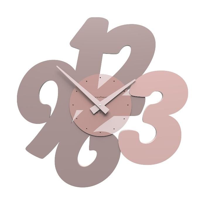 Designové hodiny 10-105 CalleaDesign 47cm (více barev) Barva terracotta (cihlová)-24