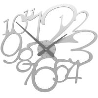 Designové hodiny 10-112 CalleaDesign 51cm (více barev) Barva stříbrná-2 - RAL9006