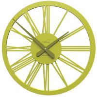Designové hodiny 10-114 CalleaDesign 45cm (více barevných variant) Barva zelená oliva-54