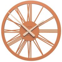Designové hodiny 10-114 CalleaDesign 45cm (více barevných variant) Barva čokoládová-69 - RAL8017