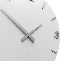 Designové hodiny 10-204 CalleaDesign 60cm (více barev) Barva bílá-1 - RAL9003
