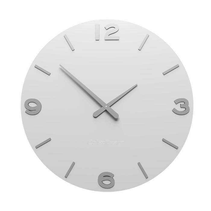 Designové hodiny 10-204 CalleaDesign 60cm (více barev) Barva bílá-1 - RAL9003