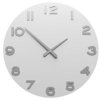 Designové hodiny 10-205 CalleaDesign 60cm (více barev) Barva bílá-1 - RAL9003