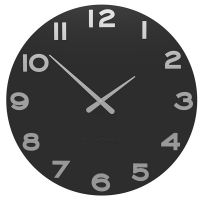Designové hodiny 10-205 CalleaDesign 60cm (více barev) Barva černá klasik-5 - RAL9017