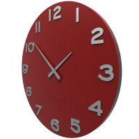 Designové hodiny 10-205 CalleaDesign 60cm (více barev) Barva čokoládová-69 - RAL8017