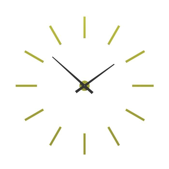 Designové hodiny 10-303 CalleaDesign 130cm (více barev) Barva žlutá klasik-61 - RAL1018