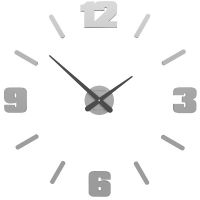 Designové hodiny 10-305 CalleaDesign Michelangelo M 64cm (více barevných verzí) Barva stříbrná-2 - RAL9006