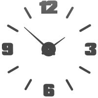 Designové hodiny 10-305 CalleaDesign Michelangelo M 64cm (více barevných verzí) Barva antracitová černá-4