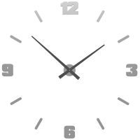 Designové hodiny 10-306 CalleaDesign Michelangelo L 100cm (více barevných verzí) Barva stříbrná-2 - RAL9006