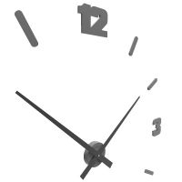 Designové hodiny 10-306 CalleaDesign Michelangelo L 100cm (více barevných verzí) Barva švestkově šedá-34