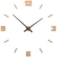 Designové hodiny 10-306 CalleaDesign Michelangelo L 100cm (více barevných verzí) Barva černá klasik-5 - RAL9017
