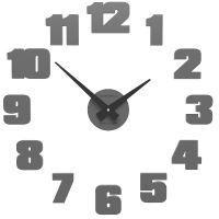 Designové hodiny 10-307 CalleaDesign (více barev) Barva grafitová (tmavě šedá)-3 - RAL9007