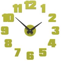 Designové hodiny 10-307 CalleaDesign (více barev) Barva zelený cedr-51