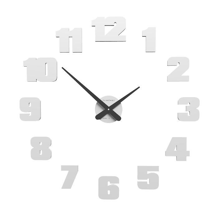 Designové hodiny 10-308 CalleaDesign 65cm (více barev) Barva grafitová (tmavě šedá)-3 - RAL9007