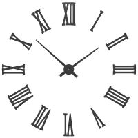 Designové hodiny 10-310 CalleaDesign 124cm (více barev) Barva antracitová černá-4