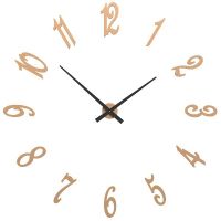 Velké nástěnné hodiny CalleaDesign 10-314-2 stříbrné (130cm)