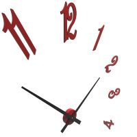 Velké nástěnné hodiny CalleaDesign 10-314-24 terracotové (130cm)