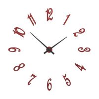 Velké nástěnné hodiny CalleaDesign 10-314-34 švestkové (130cm)