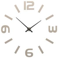 Velké nástěnné hodiny CalleaDesign 10-315-2 stříbrné (130cm)