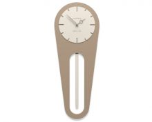 Designové hodiny 11-001 CalleaDesign 59cm (více barev) Barva čokoládová-69 - RAL8017