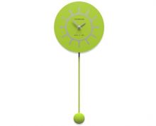 Designové hodiny 11-007 CalleaDesign 60cm (více barev) Barva zelený cedr-51