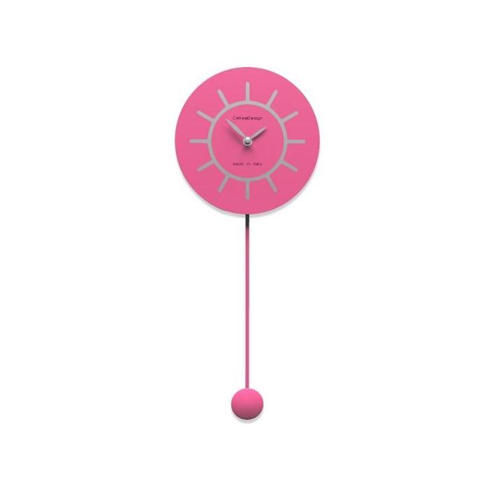 Designové hodiny 11-007 CalleaDesign 60cm (více barev) Barva růžový oblak (tmavší)-33