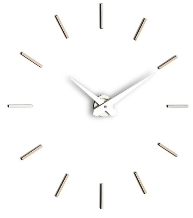Velké nalepovací designové hodiny IncantesimoDesign I200MT grey