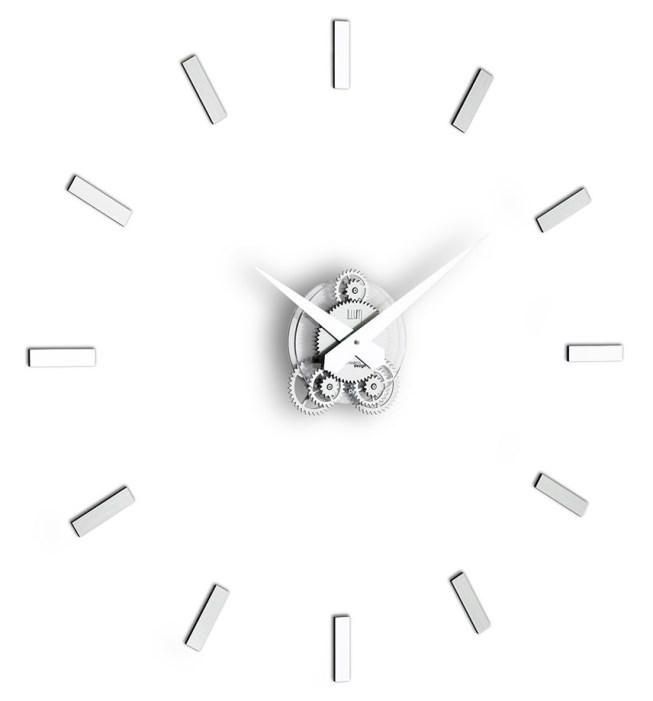 Nalepovací designové hodiny IncantesimoDesign I201M chromované