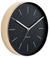 Elegantní nástěnné hodiny Karlsson 5695BK (černé)