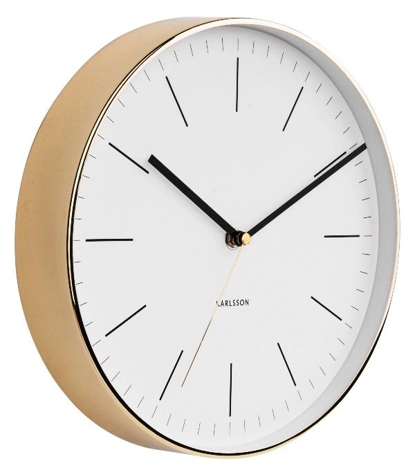 Elegantní nástěnné hodiny Karlsson 5695WH (bílé)