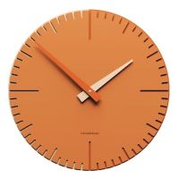 Designové hodiny 10-025 CalleaDesign Exacto 36cm (více barevných variant) Barva žlutá klasik-61 - RAL1018