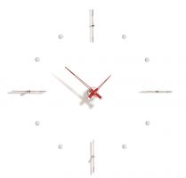 Designové nástěnné hodiny Nomon Mixto I red 110cm