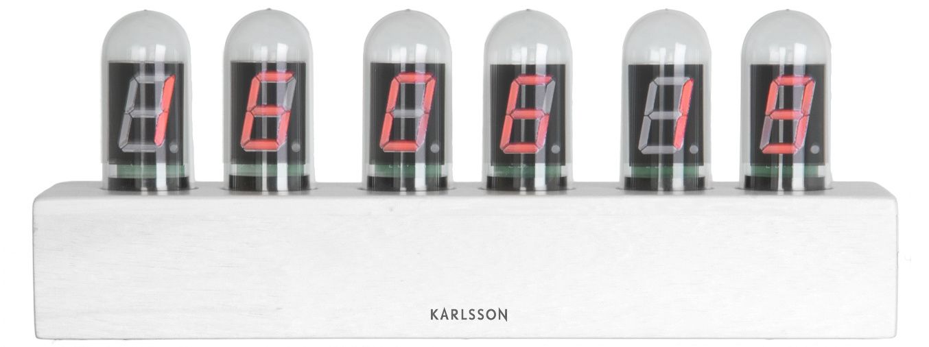 Stolní hodiny červená Karlsson