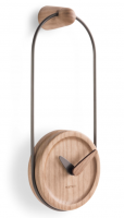 Designové nástěnné hodiny Nomon Eslabon GR oak small 26cm