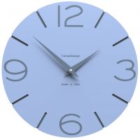 Bledě modré hodiny 10-005-41 CalleaDesign Smile 30cm