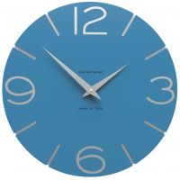 Modré hodiny 10-005-74 CalleaDesign Smile 30cm