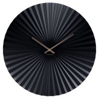 Černé nástěnné hodiny 5658BK Karlsson 50cm