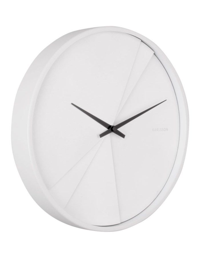 Bílé nástěnné hodiny 5849WH Karlsson 30cm