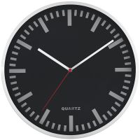 Kovové nástěnné hodiny v retro stylu s minerálním sklem E01.2483