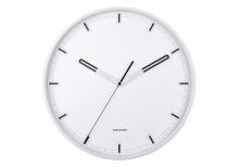 Kulaté hodiny Karlsson KA5775BK bílá skladem tiché hodiny