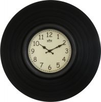 Originální nástěnné hodiny ve stylu vinylové desky E01.3681