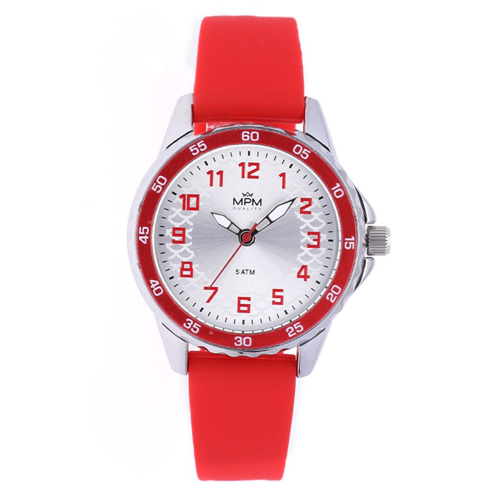 Stylové dětské hodinky v trendy barvách s čitelnými číslicemi a lumini ručkami. Hodinky pro juniory, kteří mají rádi originální design.  W05M.11223 - MPM Style Junior 11223.F